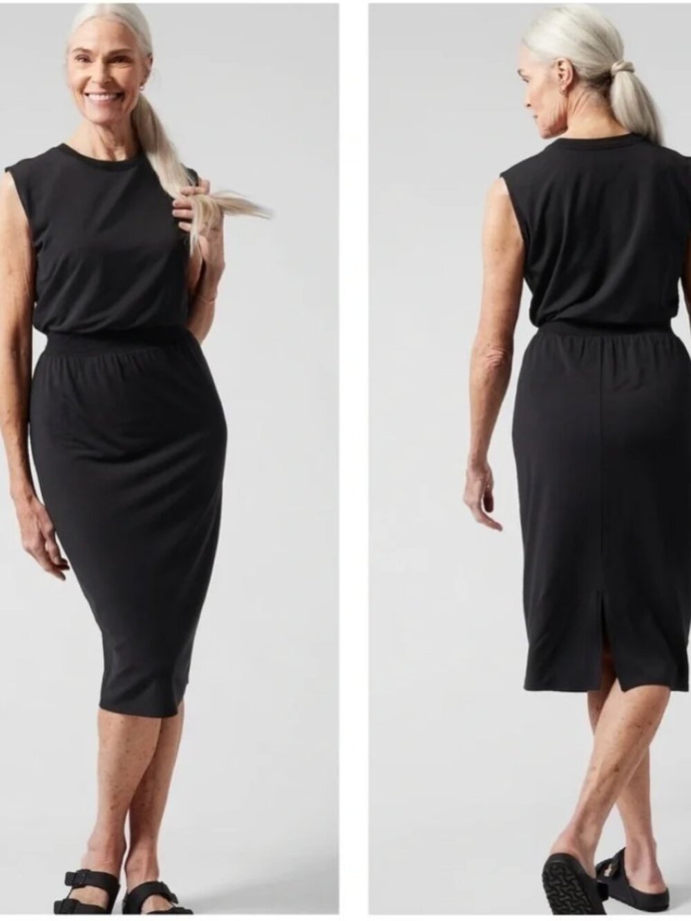 Athleta‎ Santorini Cinch Dress in Black Small